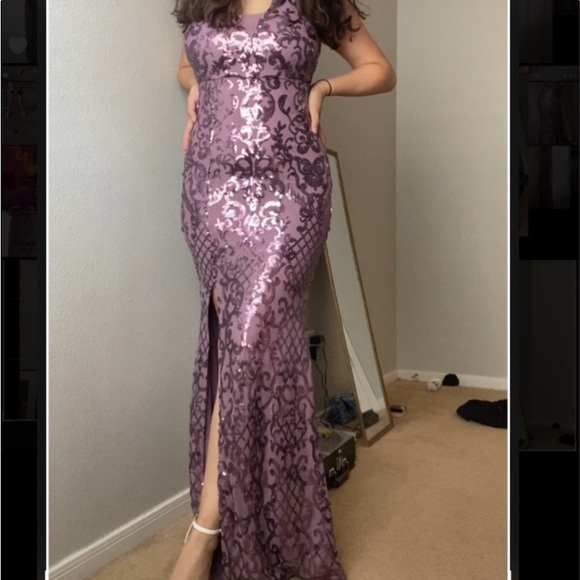 Purple prom dress - Picture 1 of 4